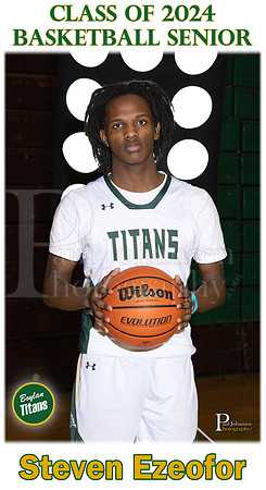 Boylan Boys Basketball Senior Banner Steven Ezeofor