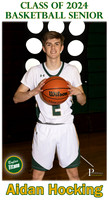 Boylan Boys Basketball Senior Banner Aiden Hocking