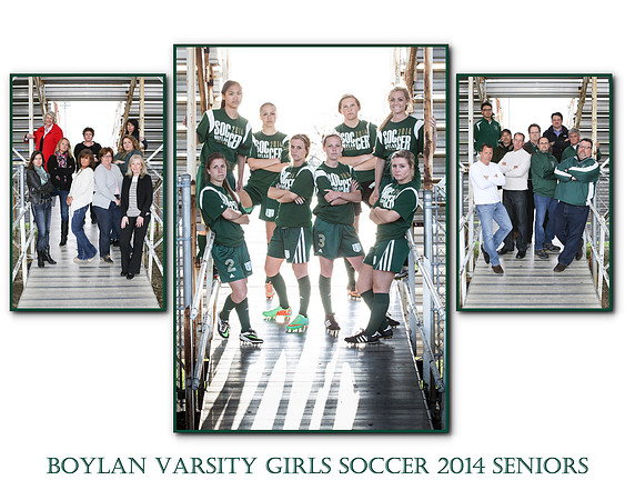 Boylan Varsity Soccer Senior Night Poster 2014
