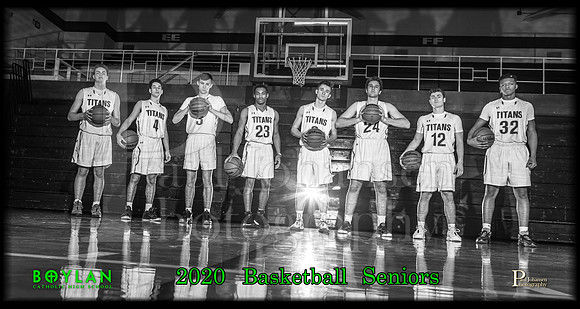 Boylan Boys Basketball  Seniors Poster 16x30 Ver 2