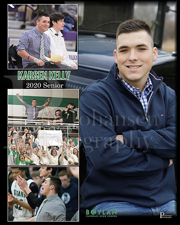 Boylan Boya Basketball 2020 Karsen Kelly 24x30