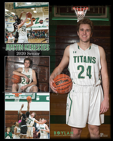 Boylan Boya Basketball 2020  Justin Kerestes 24x30