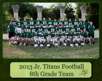 Jr. Titans 8th Grade Team and Individual Pictures