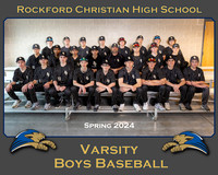 Rockford Christian Boys Baseball Team and Individuals Picture Gallery Spring 2024