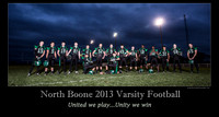 North Boone Varsity Football 2013 Poster 1