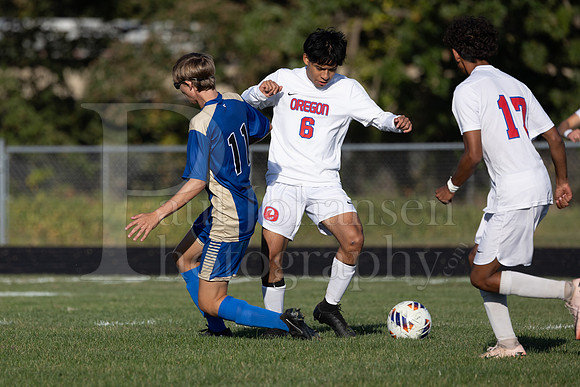 Rockford Christian Boys Varsity Soccer vs Oregon 10-2-2024-0126