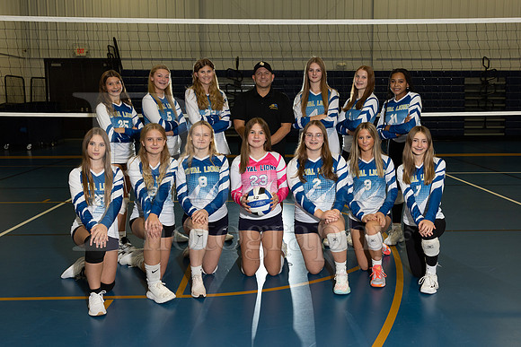 RC Middle School 8th Grade Volleyball Fall 2024-0220