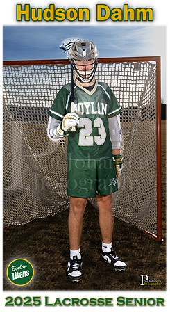 Boylan lacrosse Senior 2025 Hudson Dahm