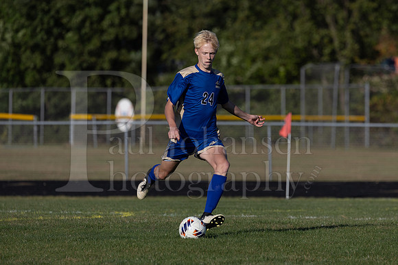 Rockford Christian Boys Varsity Soccer vs Oregon 10-2-2024-0108