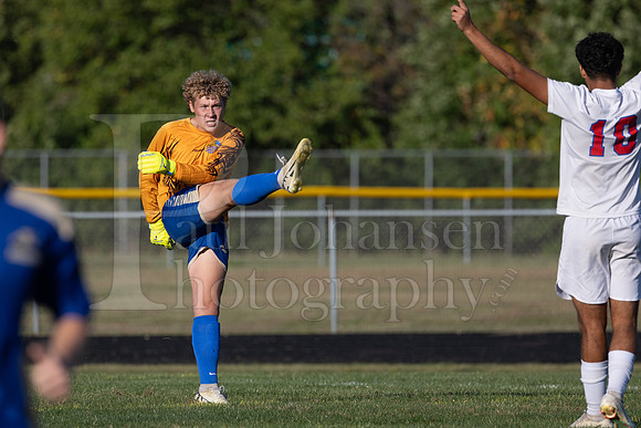 Rockford Christian Boys Varsity Soccer vs Oregon 10-2-2024-0138