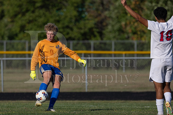 Rockford Christian Boys Varsity Soccer vs Oregon 10-2-2024-0136