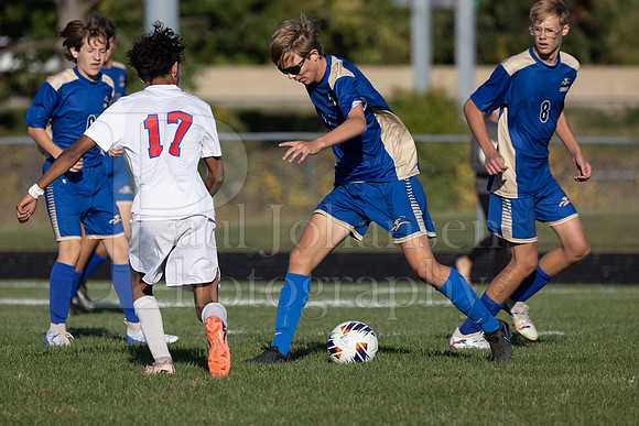 Rockford Christian Boys Varsity Soccer vs Oregon 10-2-2024-0123