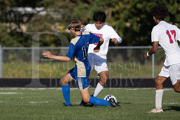 Rockford Christian Boys Varsity Soccer vs Oregon 10-2-2024-0125