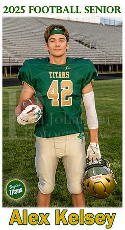 Boylan Football Senior 2025 Alex Kelsey