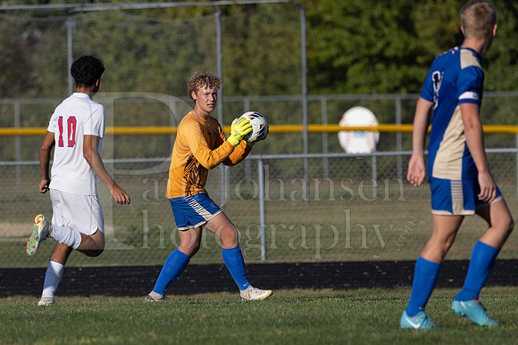 Rockford Christian Boys Varsity Soccer vs Oregon 10-2-2024-0131