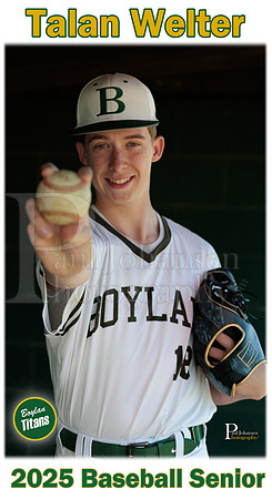 Boylan Baseball Senior 2025 Talan Welter
