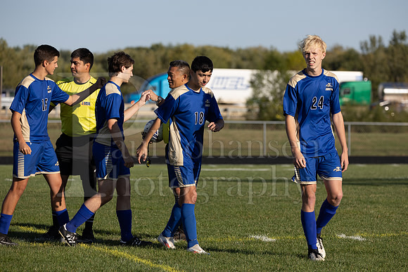 Rockford Christian Boys Varsity Soccer vs Oregon 10-2-2024-0081