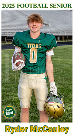 Boylan Football Senior 2025 Ryder McCauley