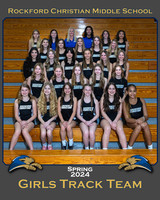 Rockford Christian Middle School Varsity Track Spring 2024 Girls Team