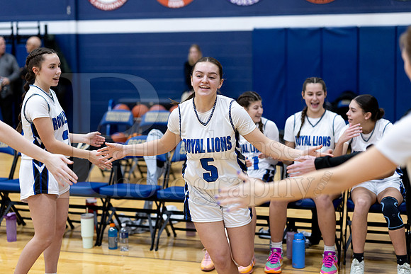 Rockford Christian Girls Varsity Basketball vs Lutheran 1-13-2025-0041