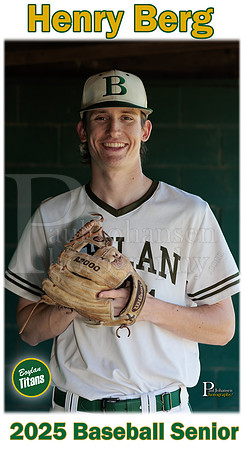 Boylan Baseball Senior 2025 Henry Berg