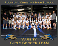 Rockford Christian Girls Varsity Soccer Team and Individuals Picture Gallery Spring 2024