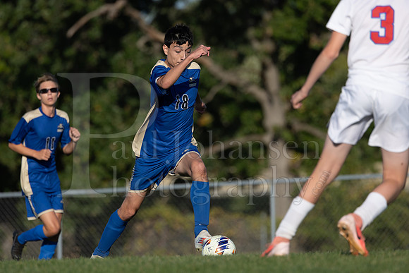 Rockford Christian Boys Varsity Soccer vs Oregon 10-2-2024-0279