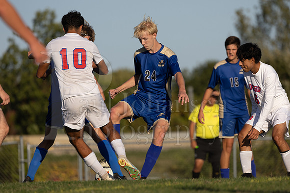 Rockford Christian Boys Varsity Soccer vs Oregon 10-2-2024-0568