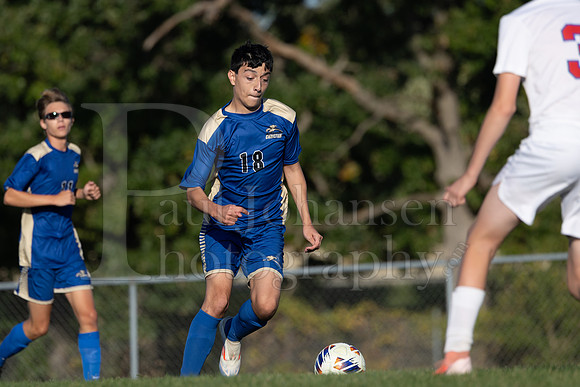 Rockford Christian Boys Varsity Soccer vs Oregon 10-2-2024-0277