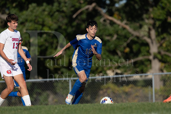 Rockford Christian Boys Varsity Soccer vs Oregon 10-2-2024-0273