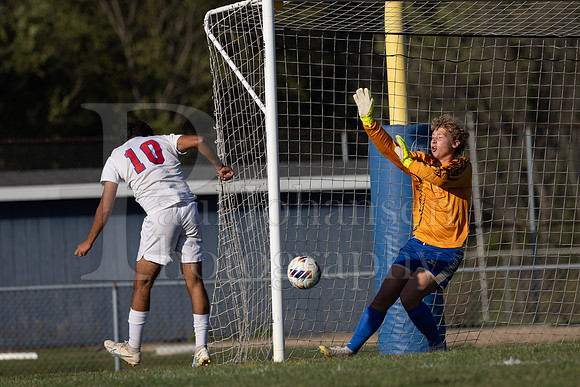 Rockford Christian Boys Varsity Soccer vs Oregon 10-2-2024-0196