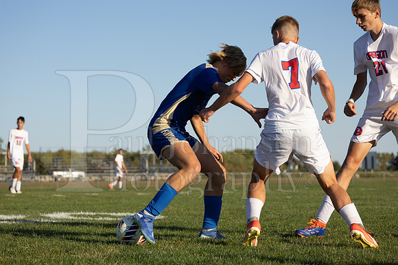 Rockford Christian Boys Varsity Soccer vs Oregon 10-2-2024-0649