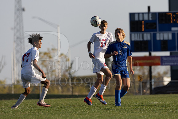 Rockford Christian Boys Varsity Soccer vs Oregon 10-2-2024-0816