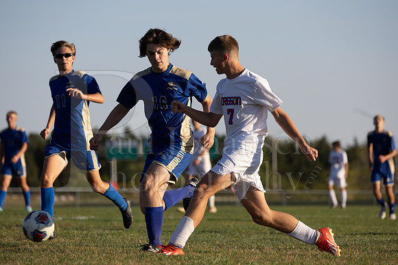 Rockford Christian Boys Varsity Soccer vs Oregon 10-2-2024-0969