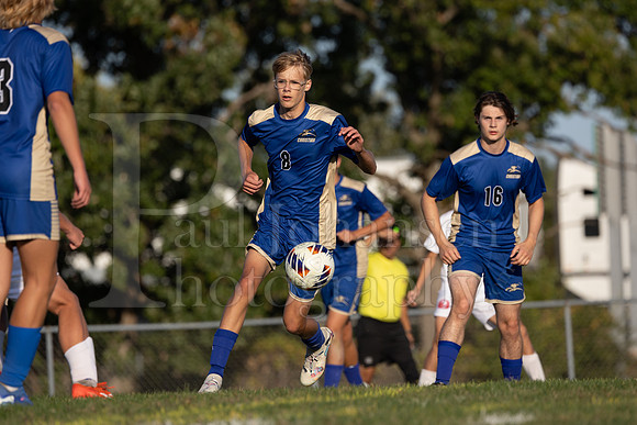 Rockford Christian Boys Varsity Soccer vs Oregon 10-2-2024-0589