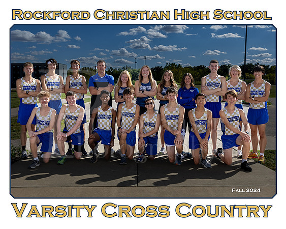 Rockford Christian Varsity Cross Country Fall 2024 Team