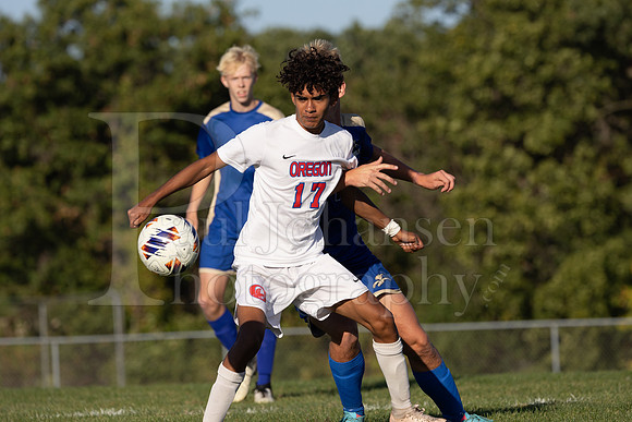 Rockford Christian Boys Varsity Soccer vs Oregon 10-2-2024-0183