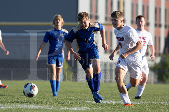 Rockford Christian Boys Varsity Soccer vs Oregon 10-2-2024-0956