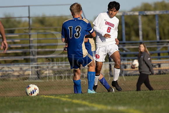 Rockford Christian Boys Varsity Soccer vs Oregon 10-2-2024-0304