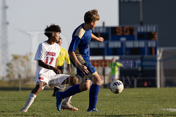 Rockford Christian Boys Varsity Soccer vs Oregon 10-2-2024-0801