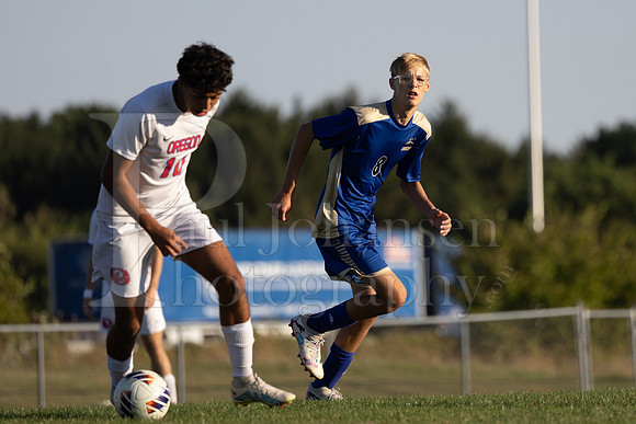 Rockford Christian Boys Varsity Soccer vs Oregon 10-2-2024-0792