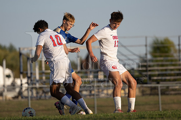 Rockford Christian Boys Varsity Soccer vs Oregon 10-2-2024-1038