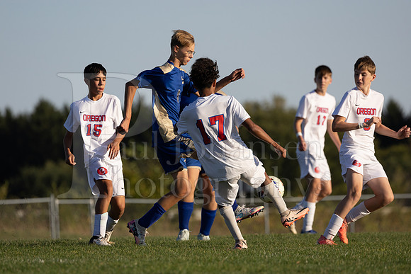 Rockford Christian Boys Varsity Soccer vs Oregon 10-2-2024-0679
