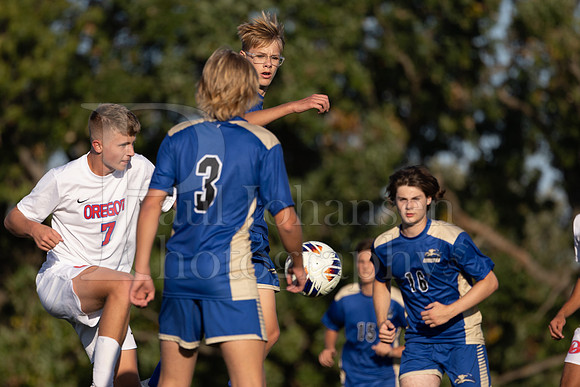 Rockford Christian Boys Varsity Soccer vs Oregon 10-2-2024-0602