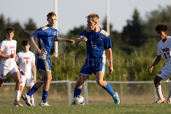 Rockford Christian Boys Varsity Soccer vs Oregon 10-2-2024-0767