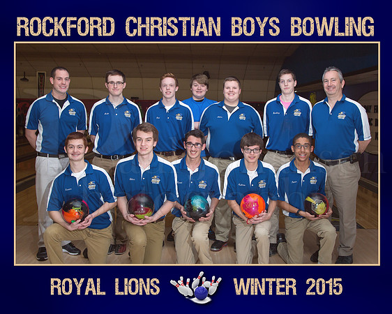 Rockford Christian Team 8x10 Mate Bowling Boys Team