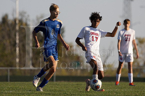 Rockford Christian Boys Varsity Soccer vs Oregon 10-2-2024-0932