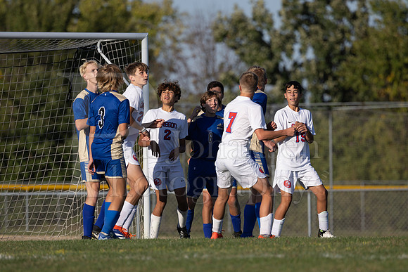 Rockford Christian Boys Varsity Soccer vs Oregon 10-2-2024-0259