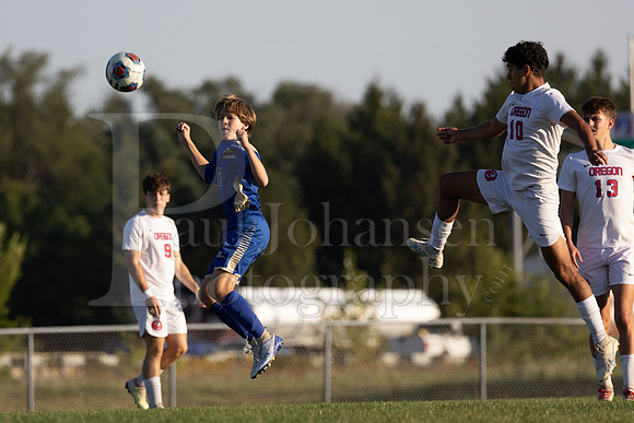 Rockford Christian Boys Varsity Soccer vs Oregon 10-2-2024-0925