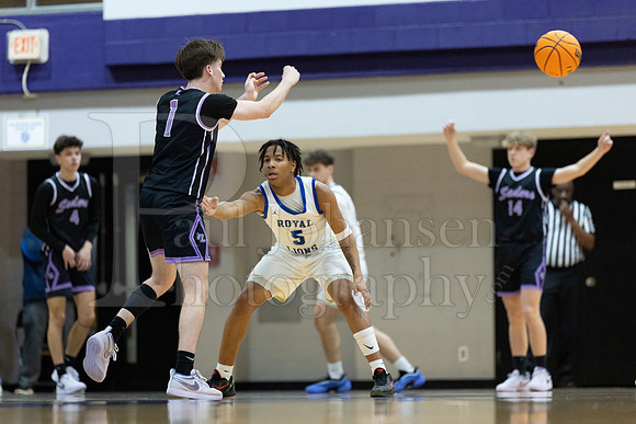 Rockford Christian Boys Varsity Basketball vs Lutheran 1-29-2025-0329